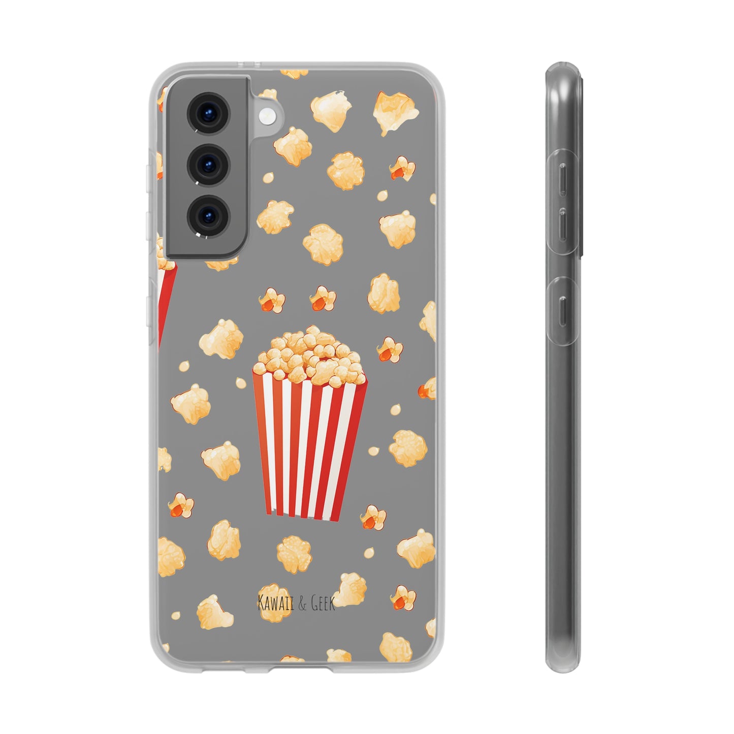 Popcorn Transparent Flexi Phone Case