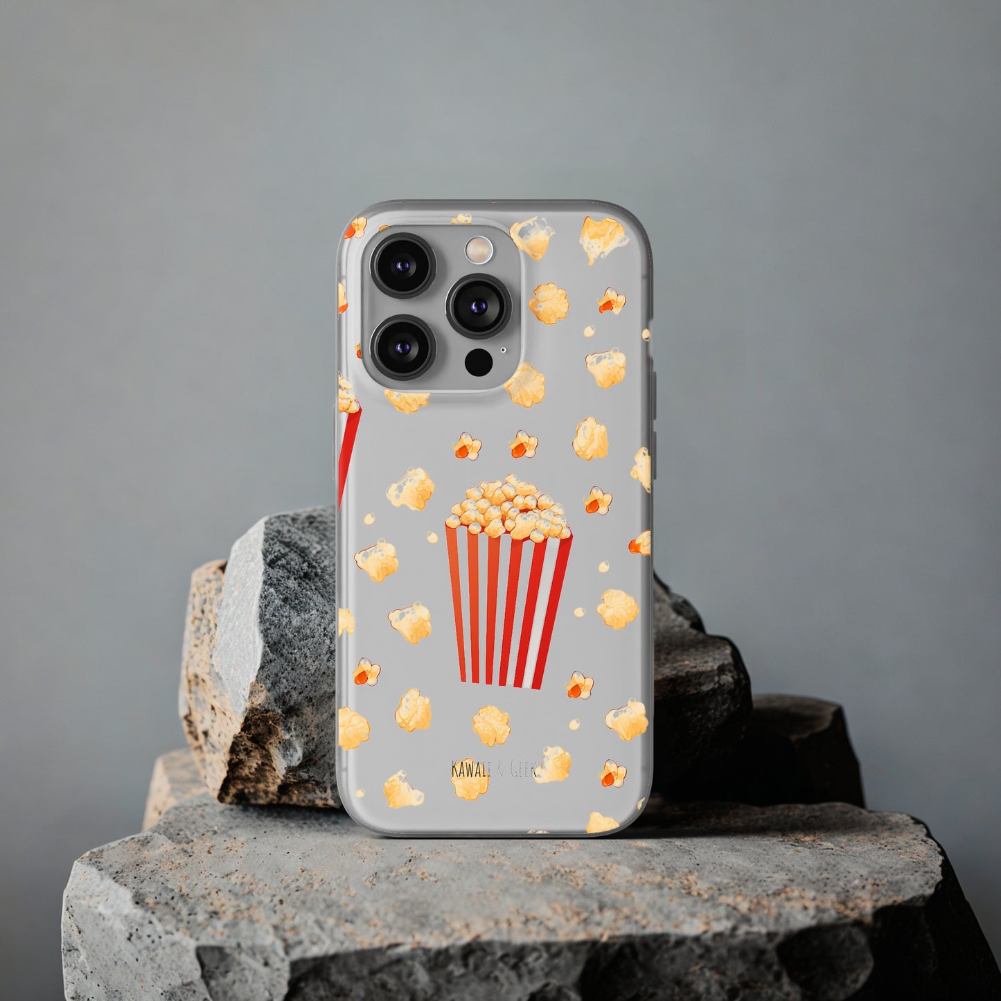 Popcorn Transparent Flexi Phone Case