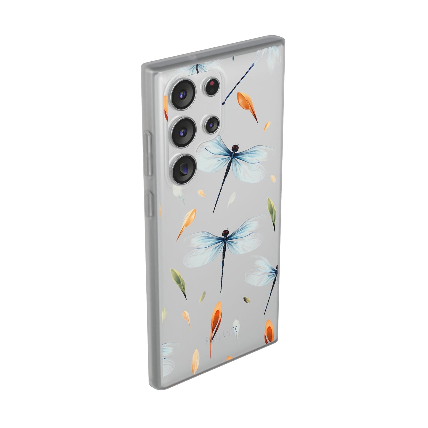 Dragonfly Dreams: Transparent Flexi Phone Case