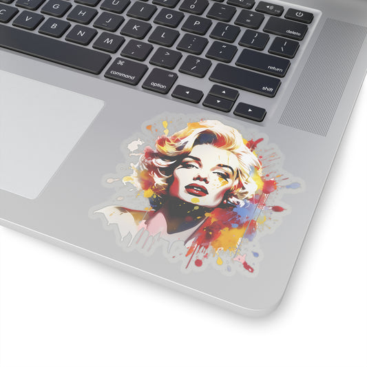 Marilyn Monroe Sticker in Watercolor Style