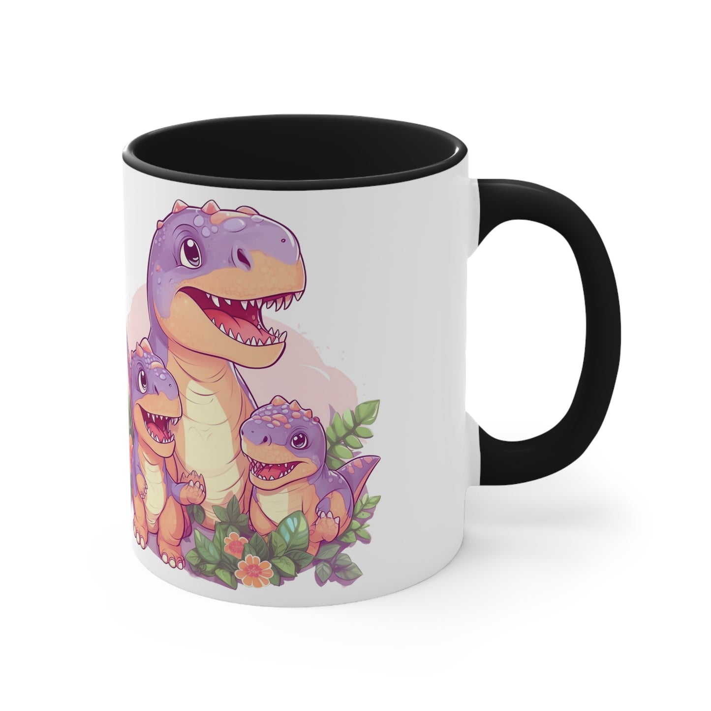 Cute Mug with Mom T-Rex and Kids : "Don't Mess with a T-Rex Mom !"  Mother's day special