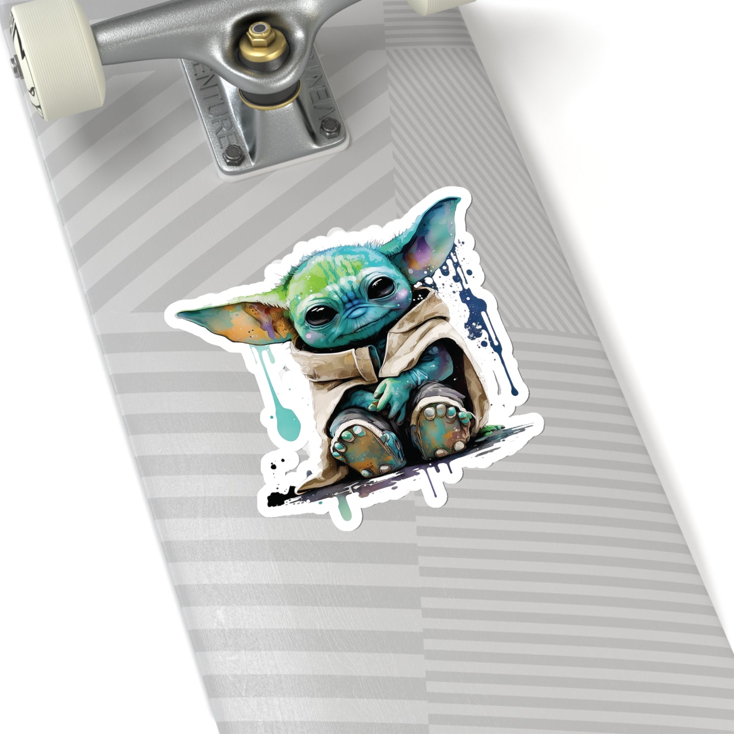 Baby Yoda - Grogu Sticker - Add Some Adorable Star Wars Style to Your Tech