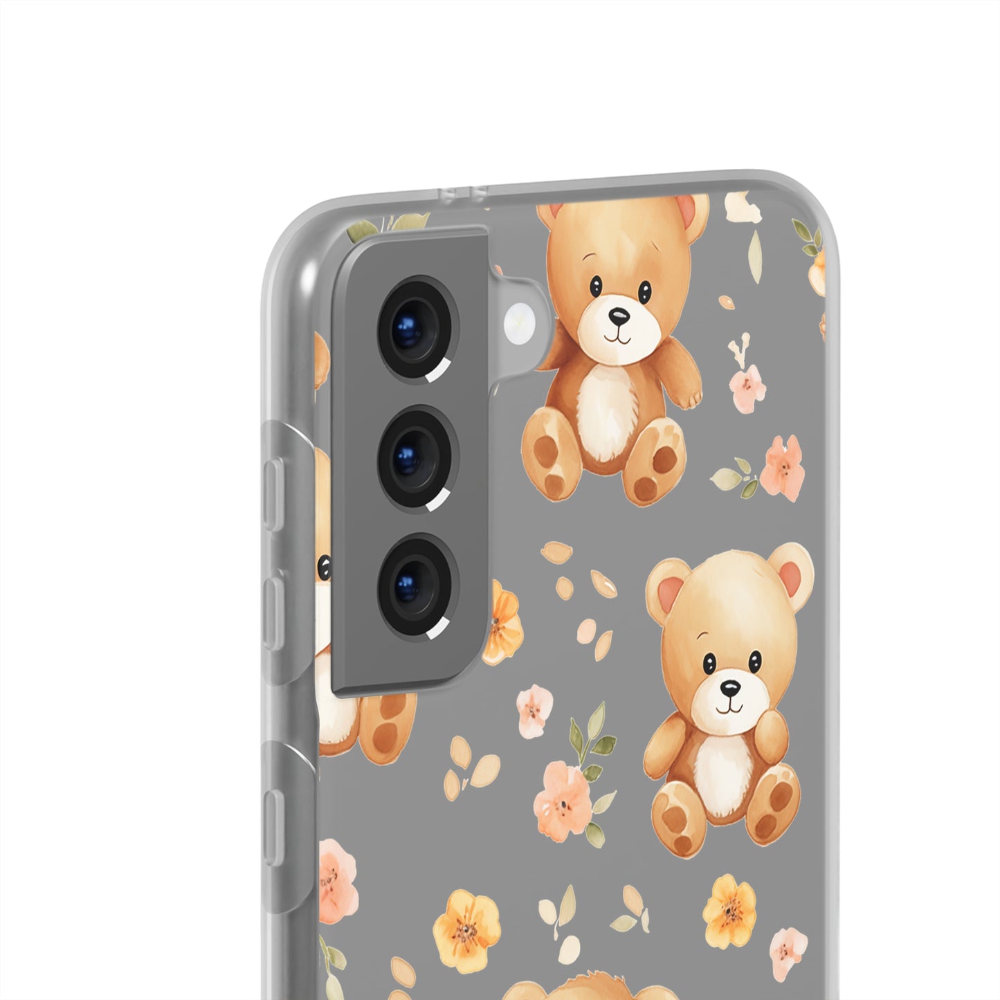 Teddy Delight: Flexi and semi-Transparent Phone Case