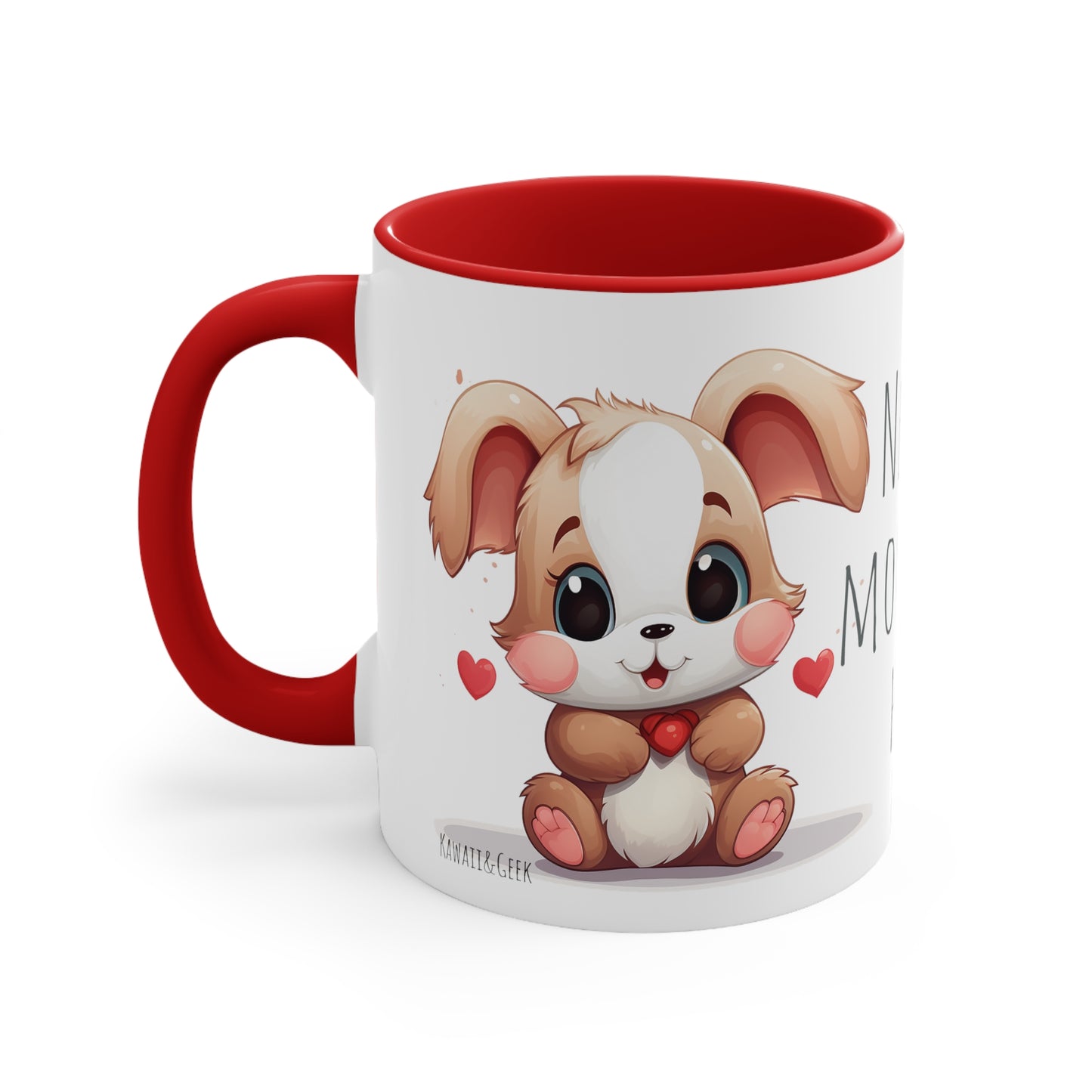 11oz Bi-Color Mug: "Morning Hug" Teddy Duo