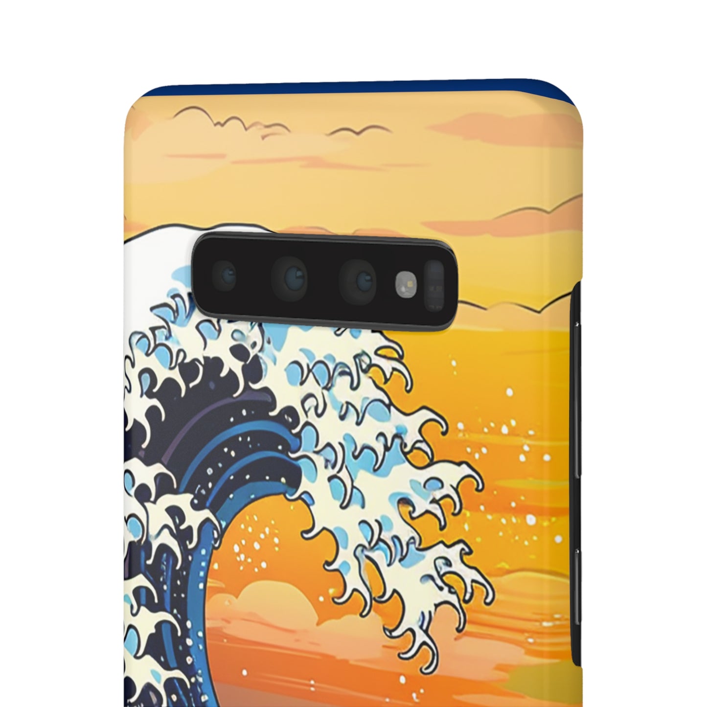 Sunset Big Wave Phone Case - Embrace the Majestic Hokusai Style in Your Hands