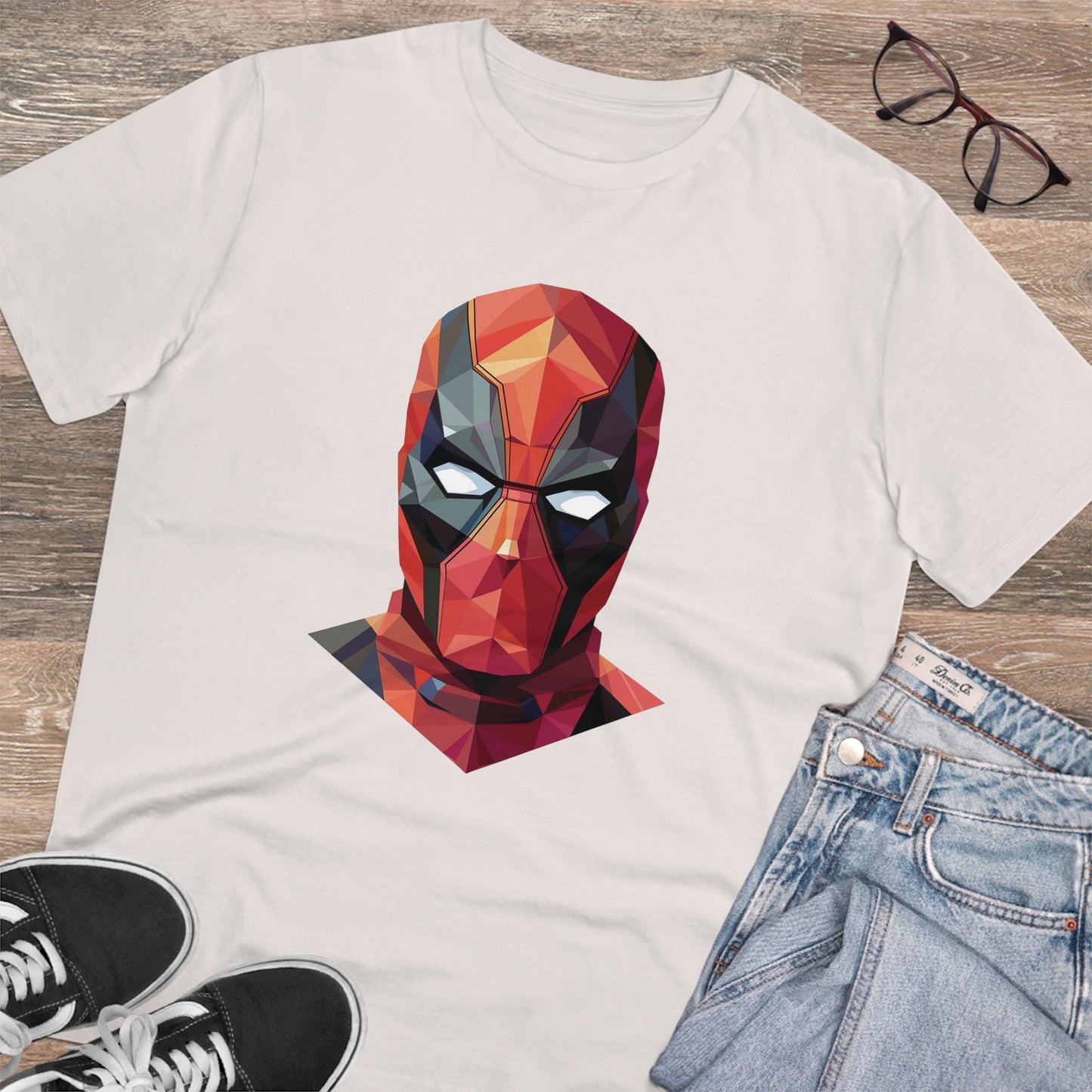 Deadpool Polygonal T-Shirt - Embrace Mercenary Style