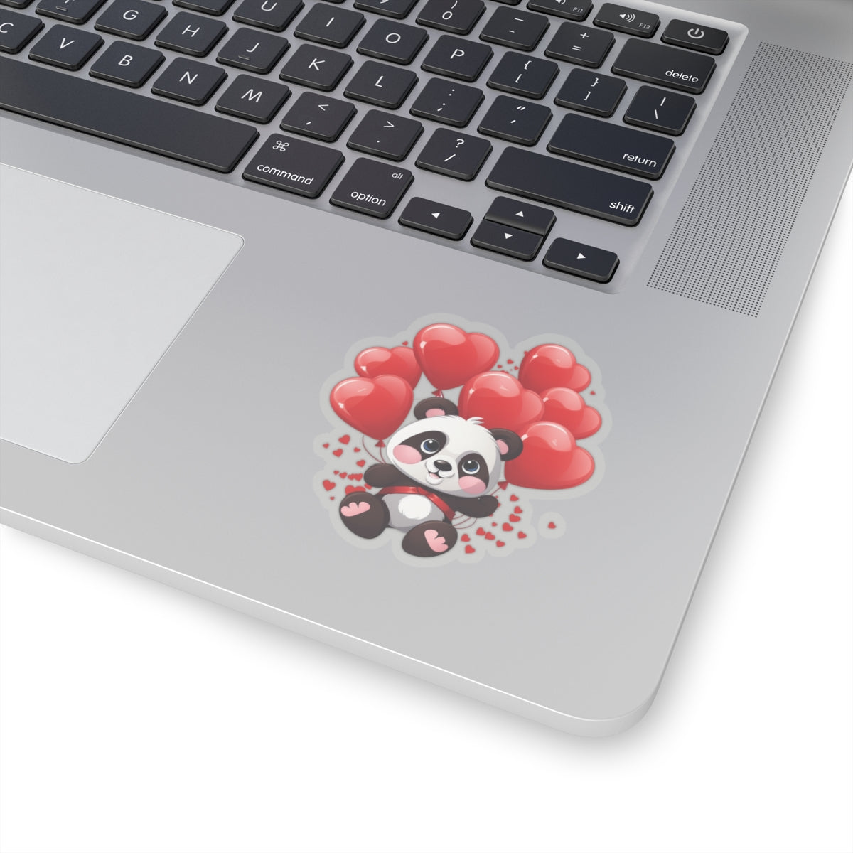 Cute Panda Heart Balloons Sticker - Spread Love and Cuteness with This Adorable Sticker - Valentine's Day