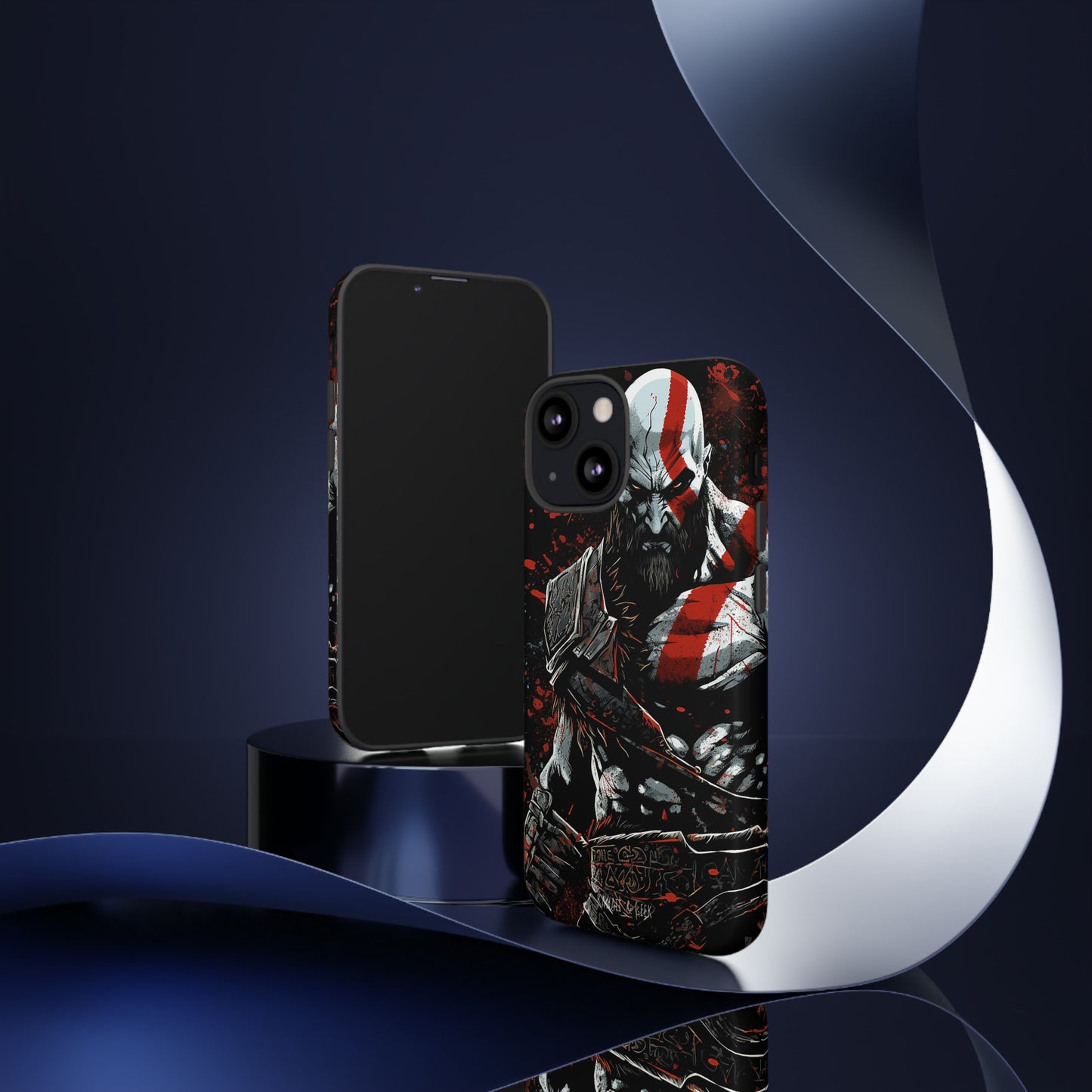 Kratos Tough Phone Case - Unleash the Power of the God of War in Style