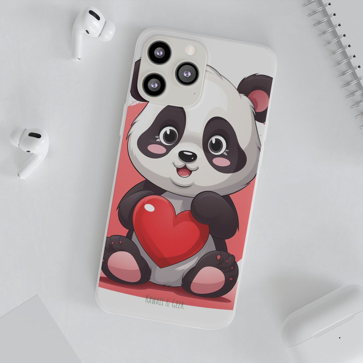 Heart Panda Flexi Case