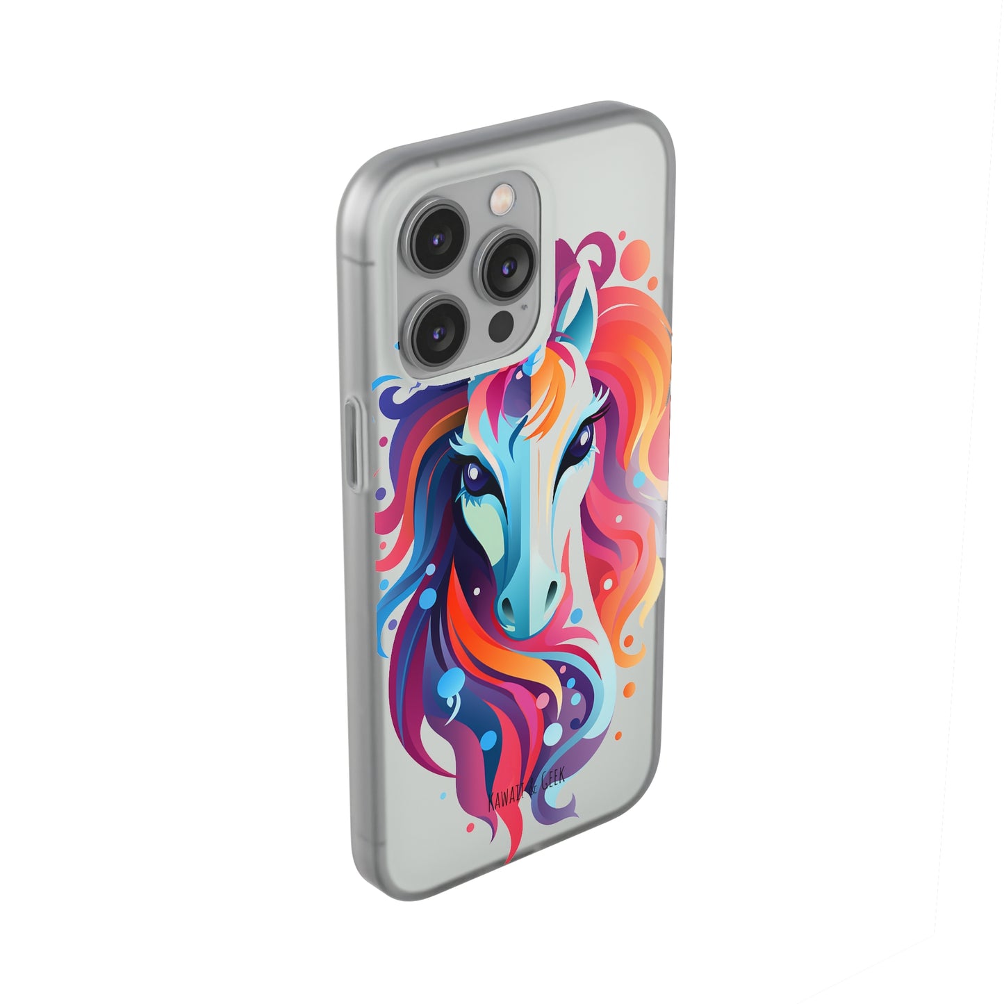 Ink Unicorn Flexi Transparent Phone Case