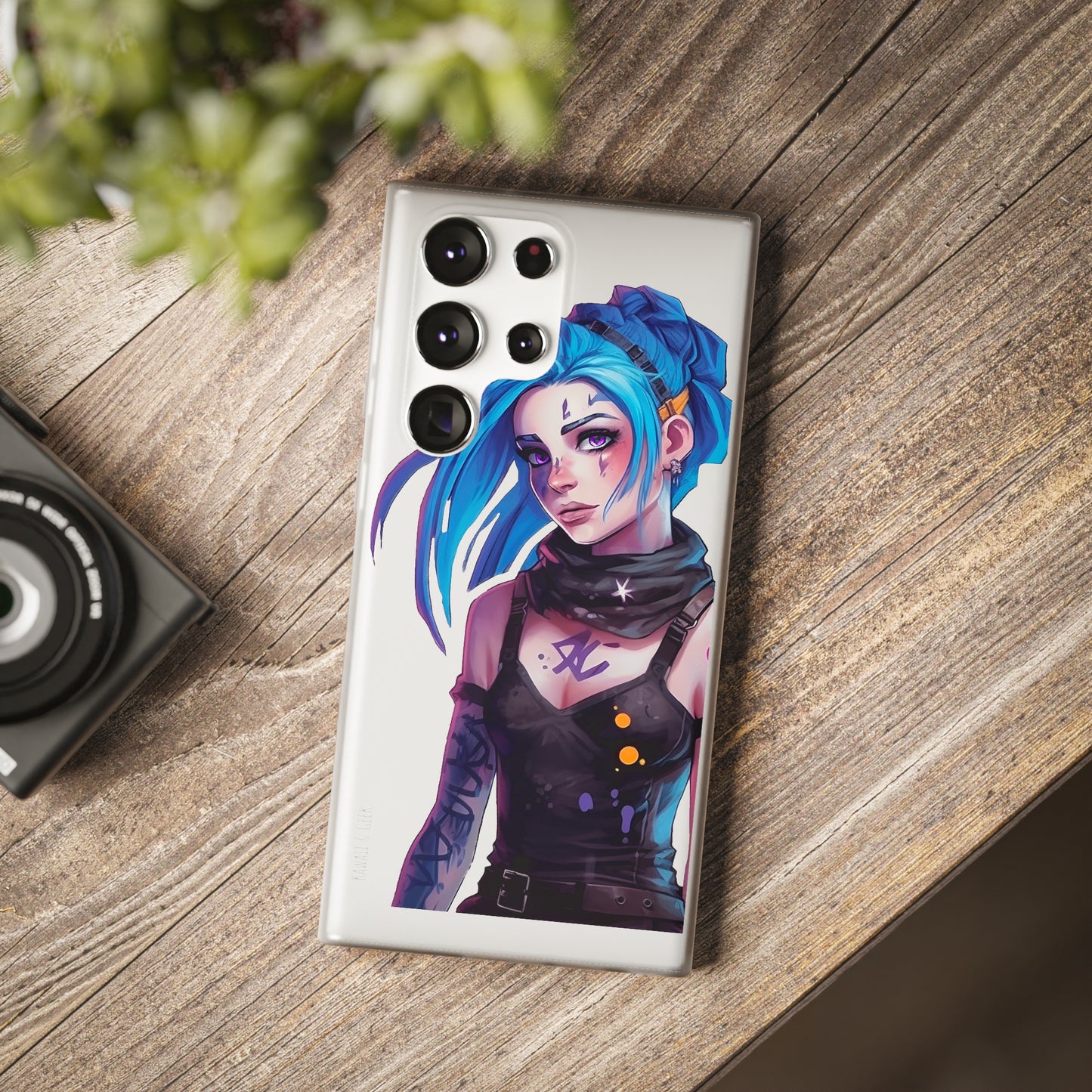 Jinx for Arcane / League of Legends Flexi Phone Case - Add Some Colorful and Gaming Style to Your Phone