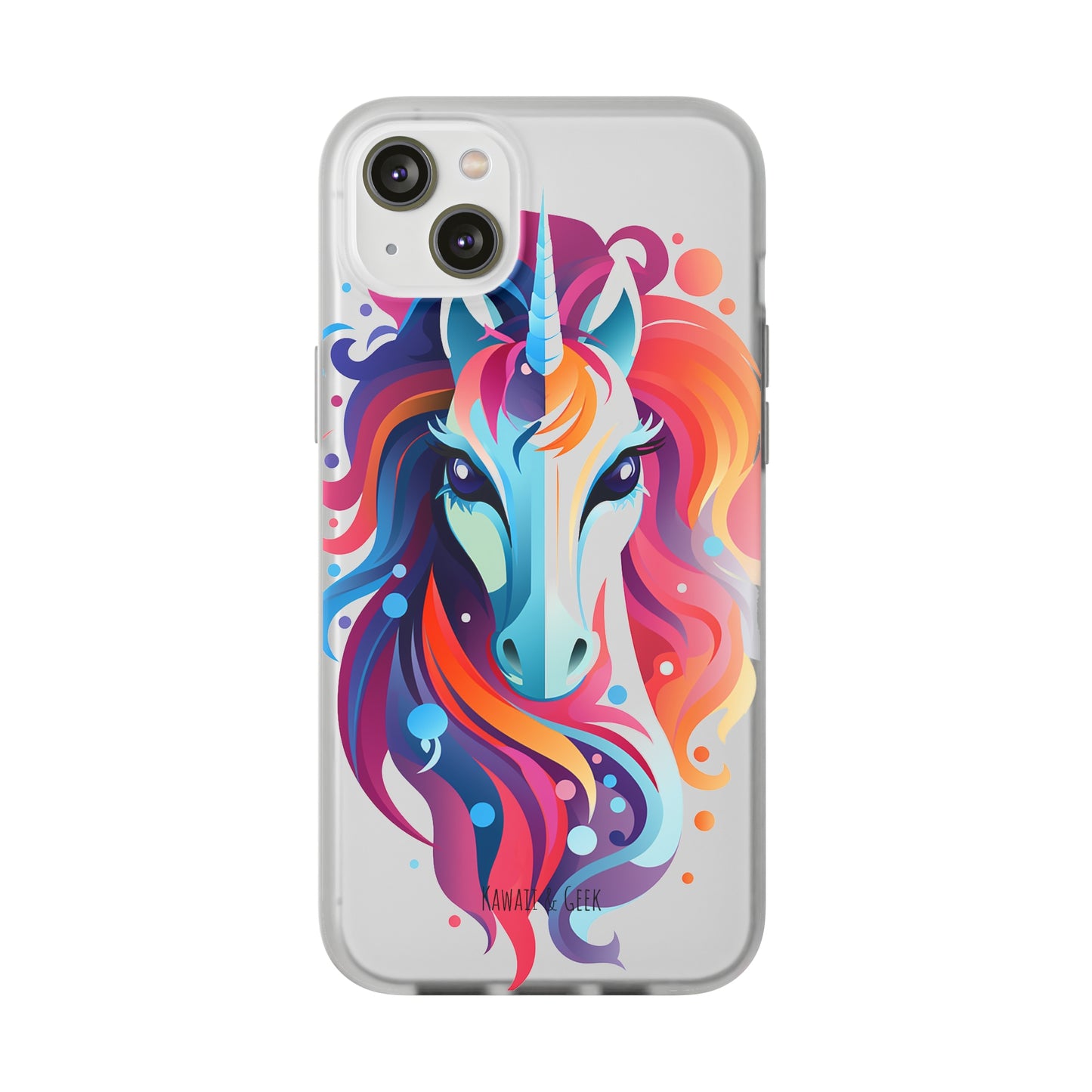 Ink Unicorn Flexi Transparent Phone Case