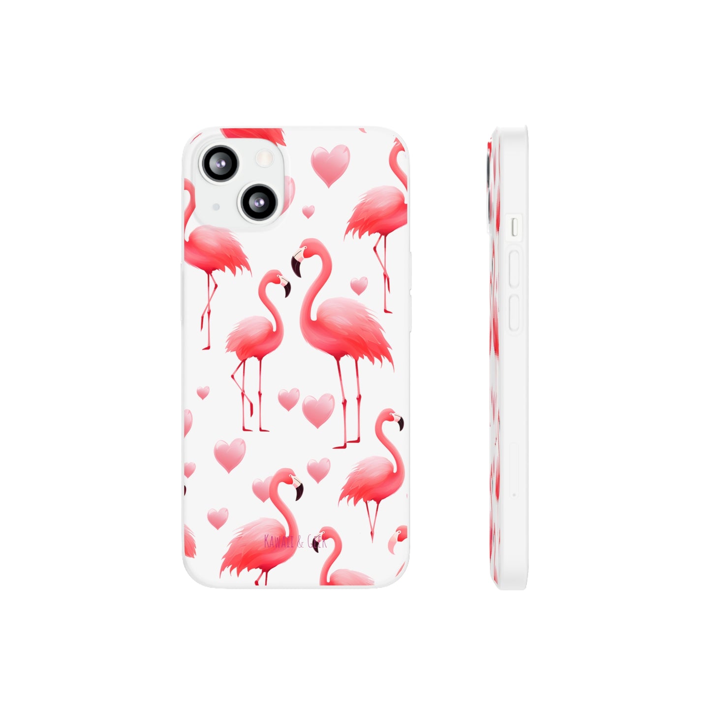 Pink Flamingo Elegance Flexi Phone case