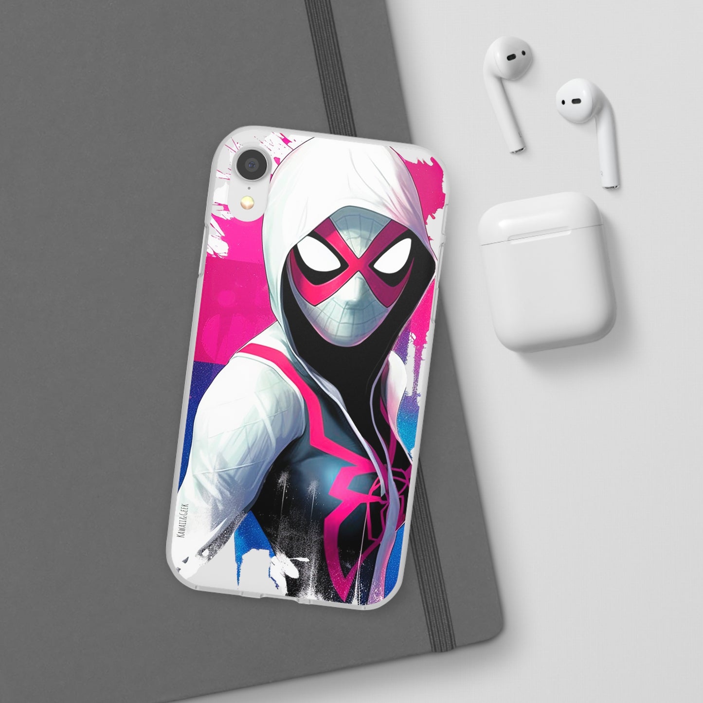 Spider Gwen in Flexi Phone Case - Add Some Colorful and Heroic Style to Your Phone