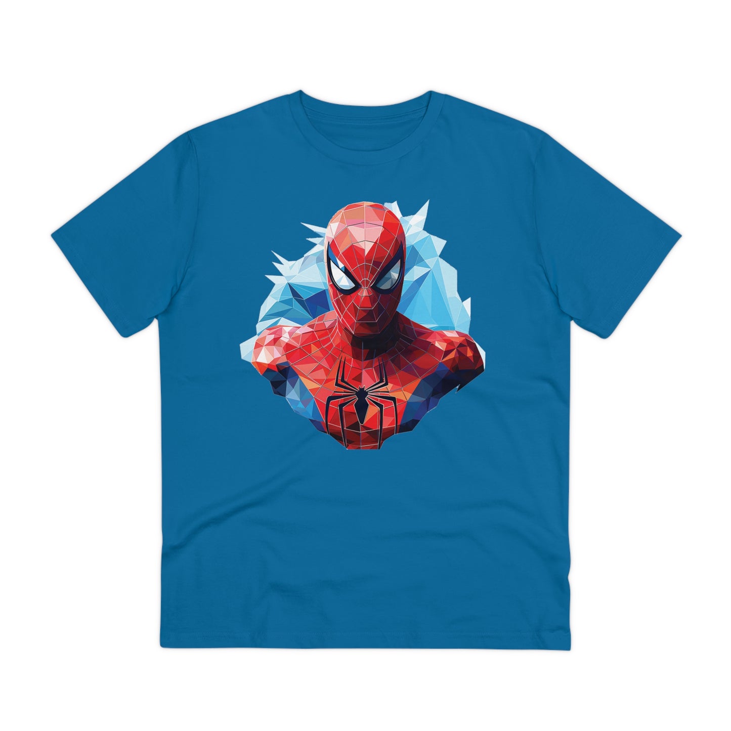 Spider-Man Polygonal Geometric T-Shirt - Swing into Stylish Adventure