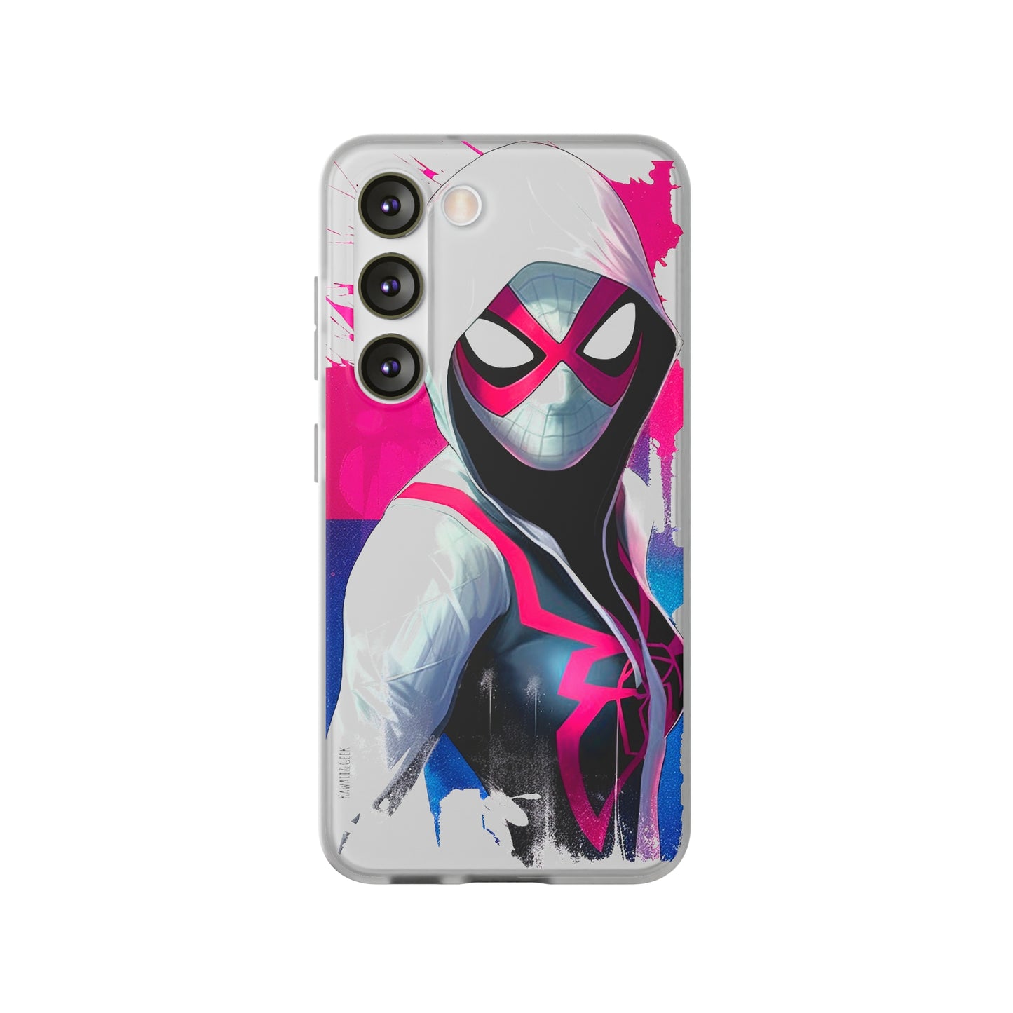 Spider Gwen in Flexi Phone Case - Add Some Colorful and Heroic Style to Your Phone