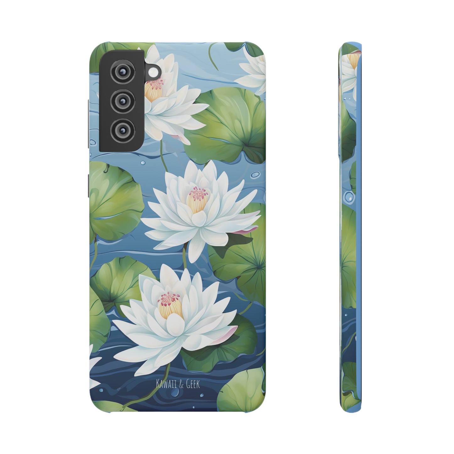 Elegant Water Lilies: Premium Phone Case