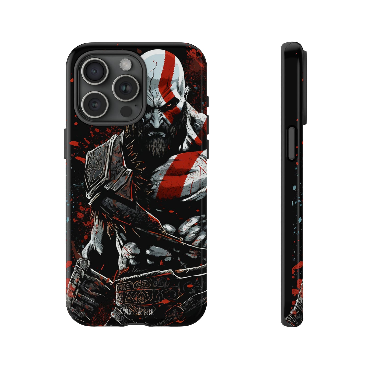 Kratos Tough Phone Case - Unleash the Power of the God of War in Style