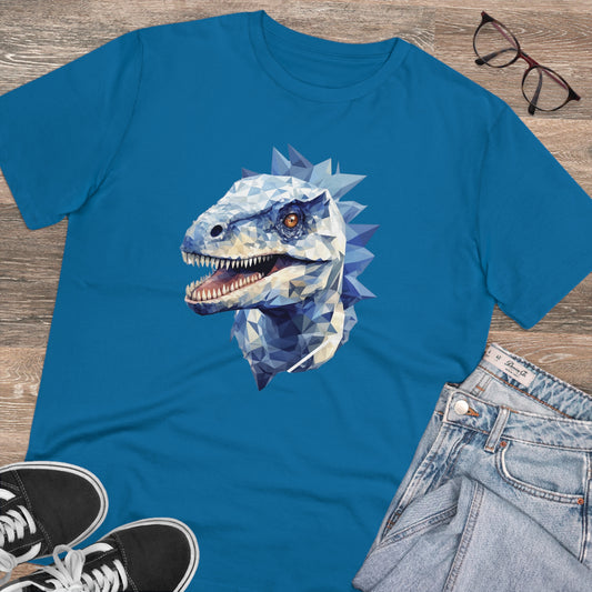 Velociraptor Polygonal T-Shirt - Embrace Fierce Jurassic Style