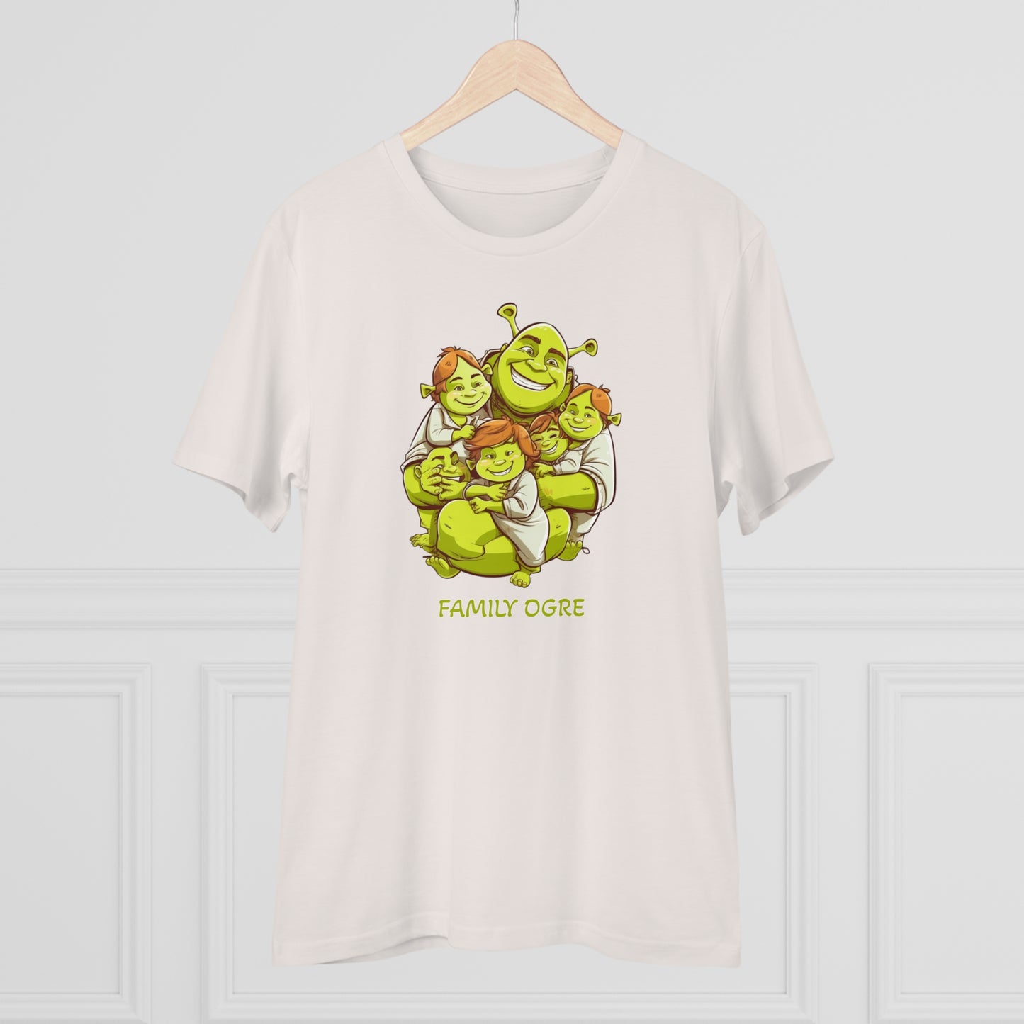 Family Ogre - Unisex Eco-Friendly T-Shirt - Celebrate Father's Day with Shrek and His Kids