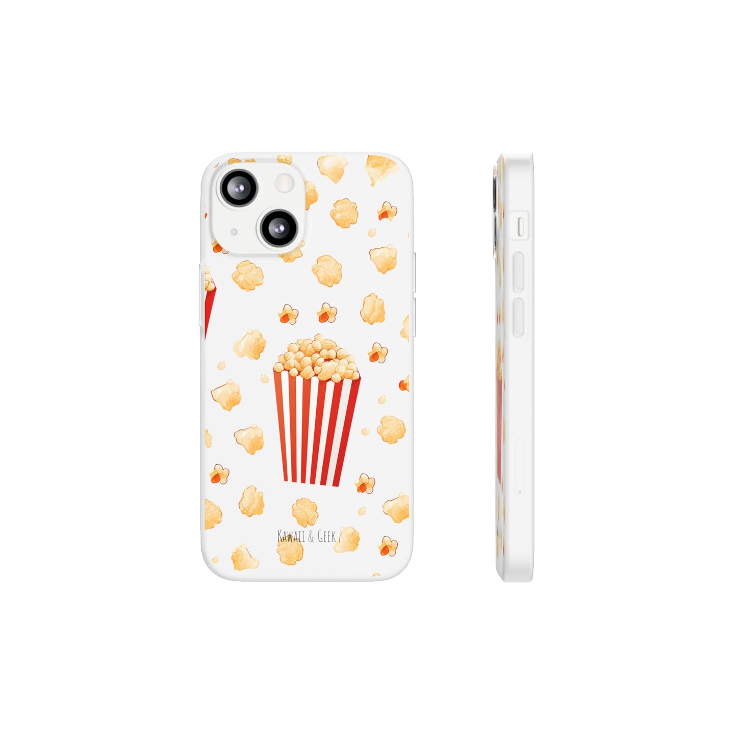 Popcorn Transparent Flexi Phone Case