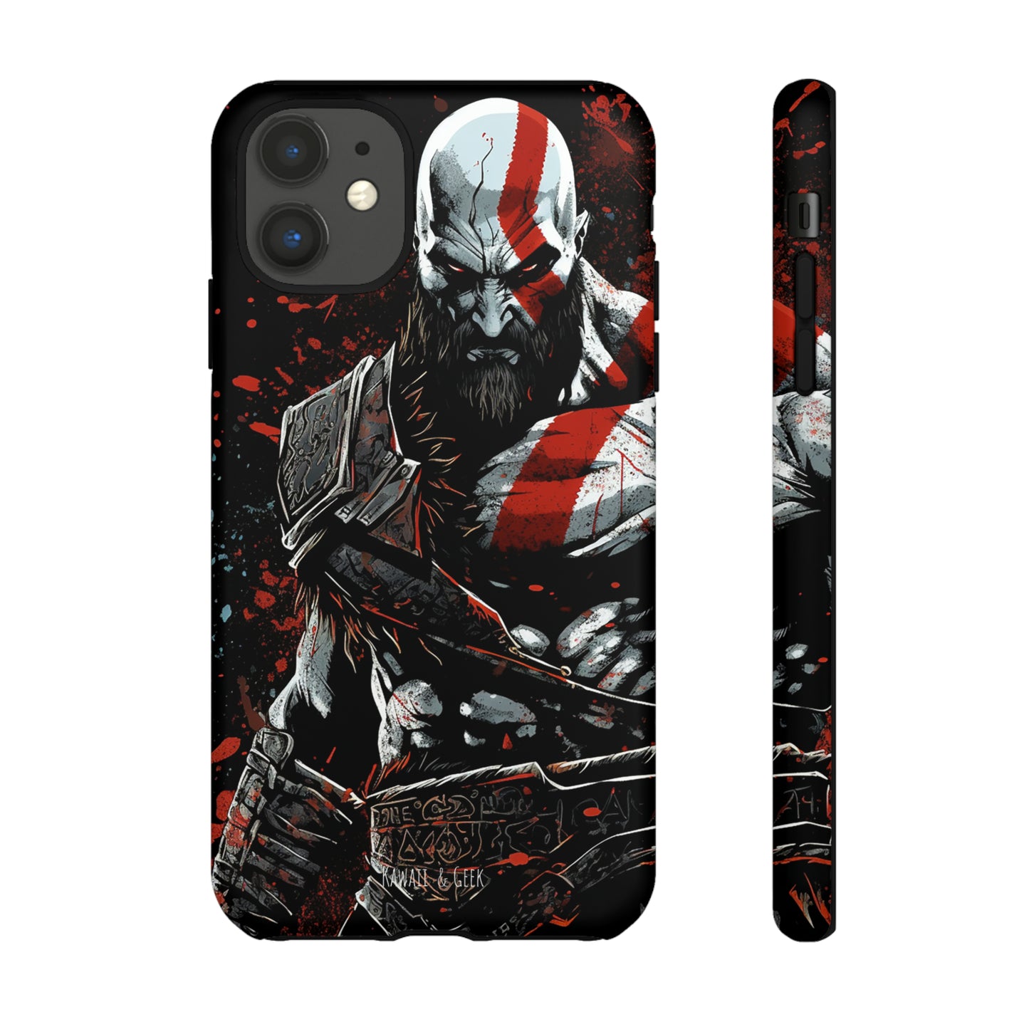 Kratos Tough Phone Case - Unleash the Power of the God of War in Style