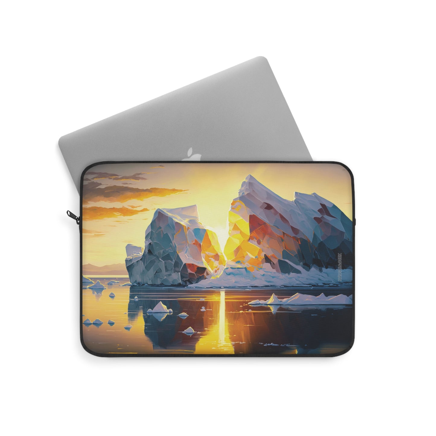 Majestic Arctic Landscape Laptop Sleeve - Protect Your Device in Style