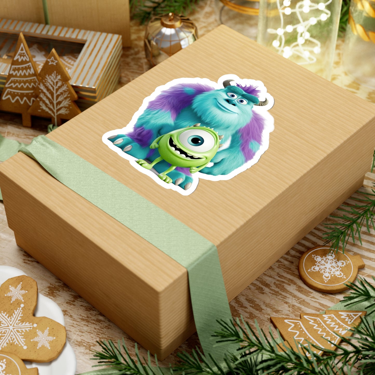 Monster Inc. Bob and Sully Sticker - Add Playful Charm to Your World