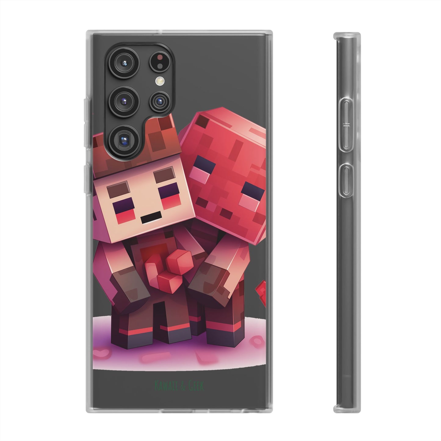 Phone Case - Lovers Minecraft Inspired Design