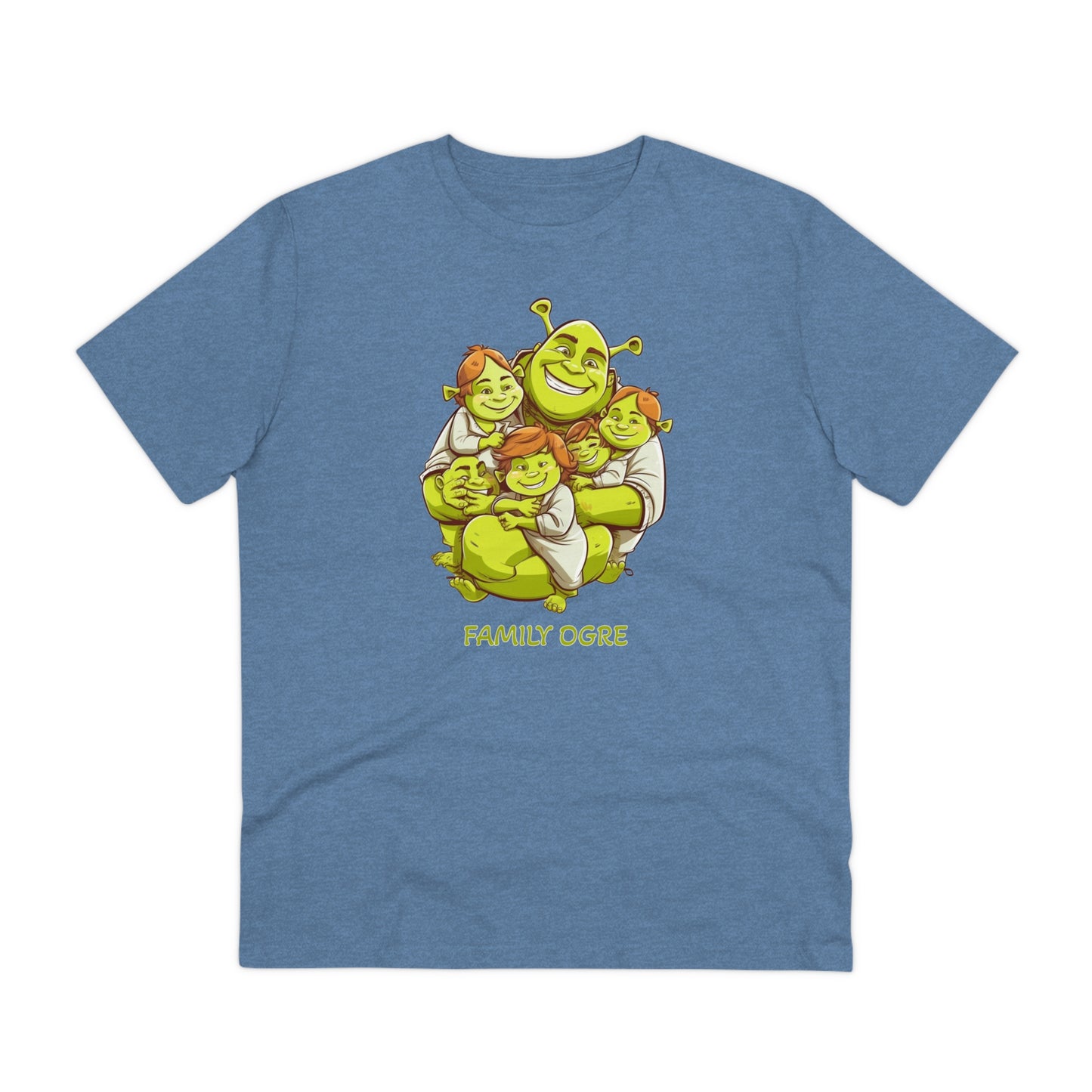 Family Ogre - Unisex Eco-Friendly T-Shirt - Celebrate Father's Day with Shrek and His Kids