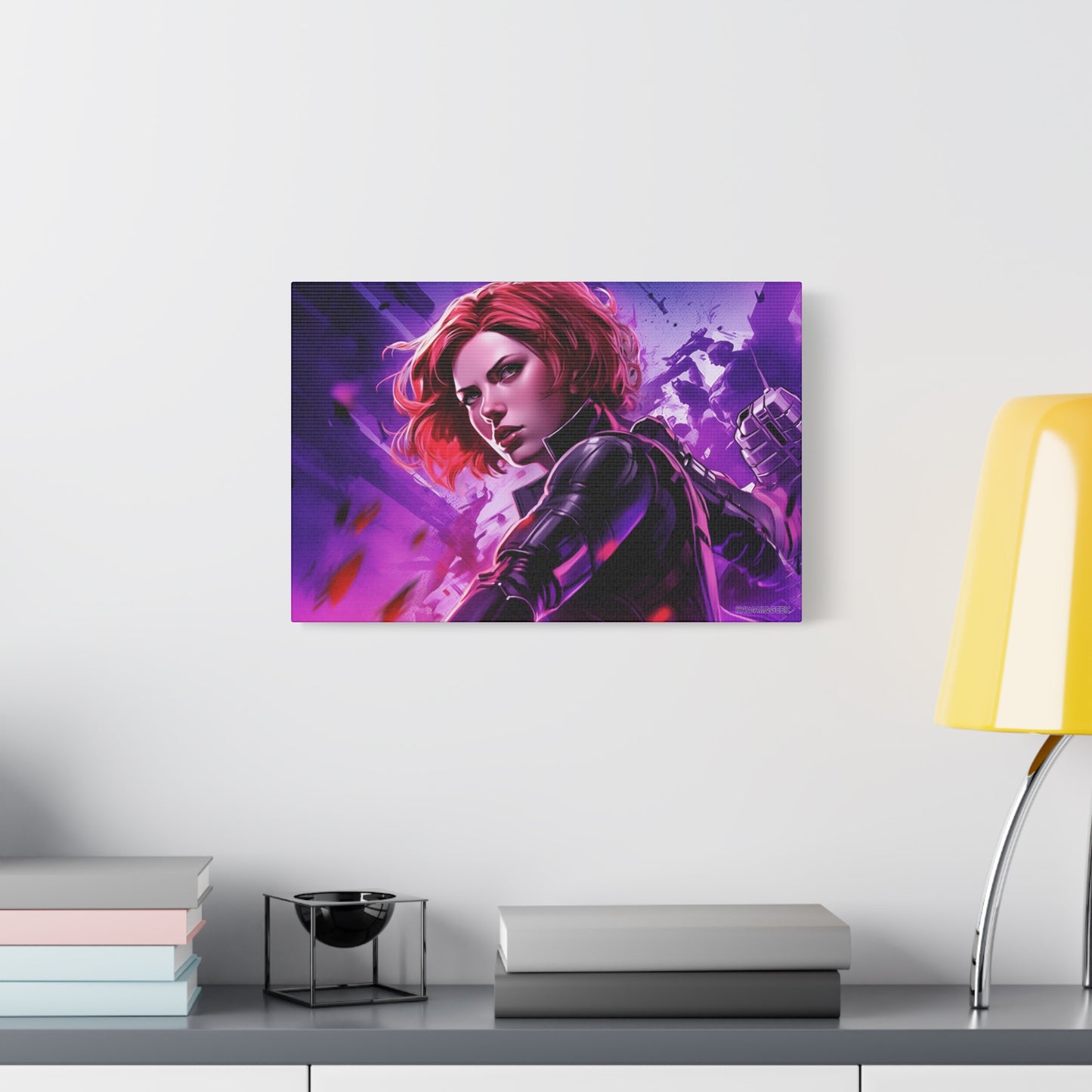 Black Widow Canvas - Embrace the Fierce Elegance of a Marvel Icon - Avengers