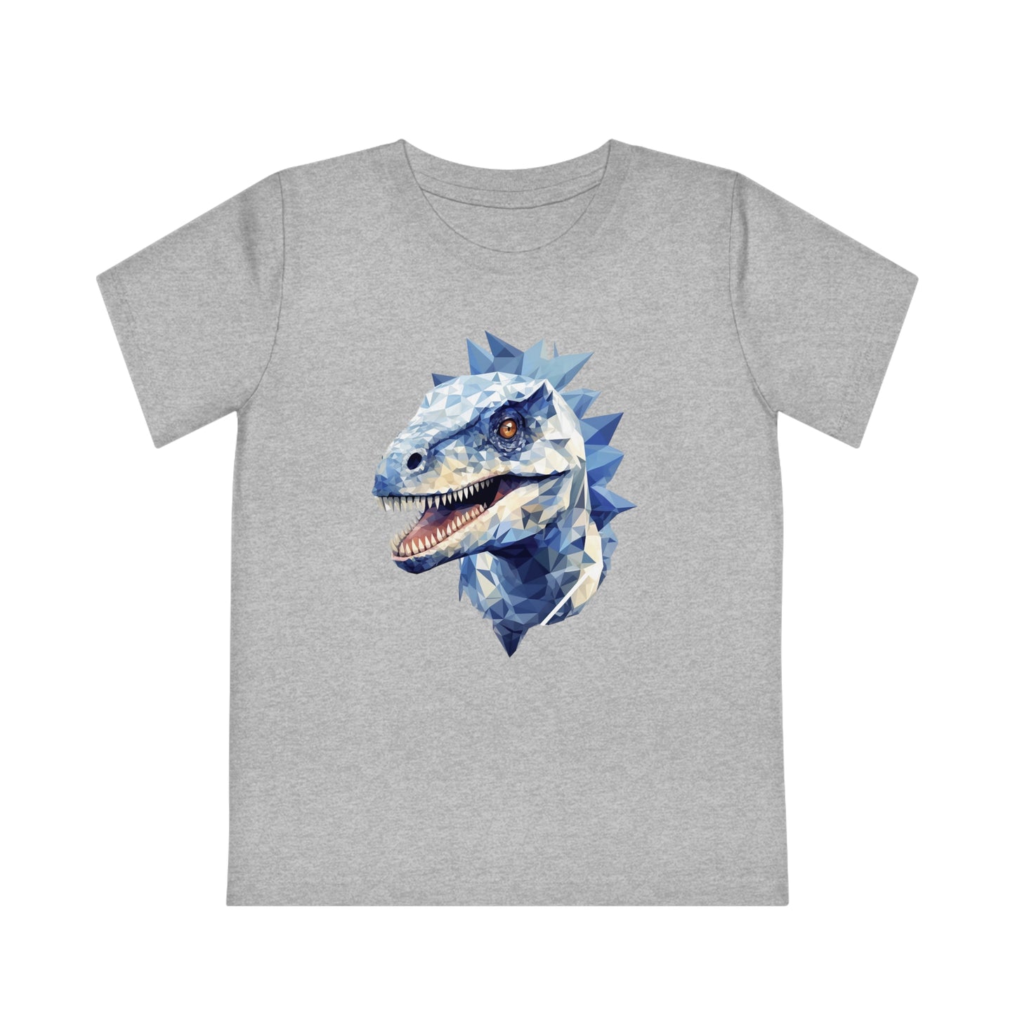 Velociraptor Polygonal Kids T-Shirt - Embrace Fierce and Jurassic Fun