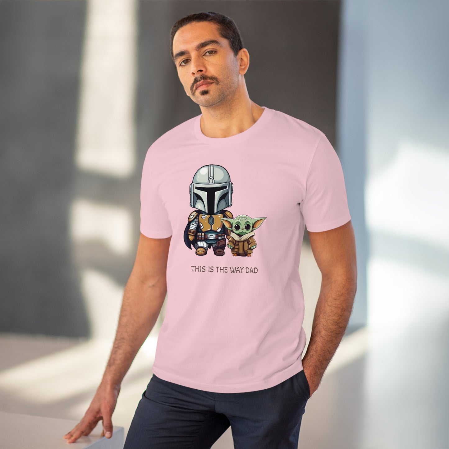 Mandalorian and Baby Yoda T-Shirt - This is the Dad - Celebrate Father's Day in Style and Sustainability - Star Wars