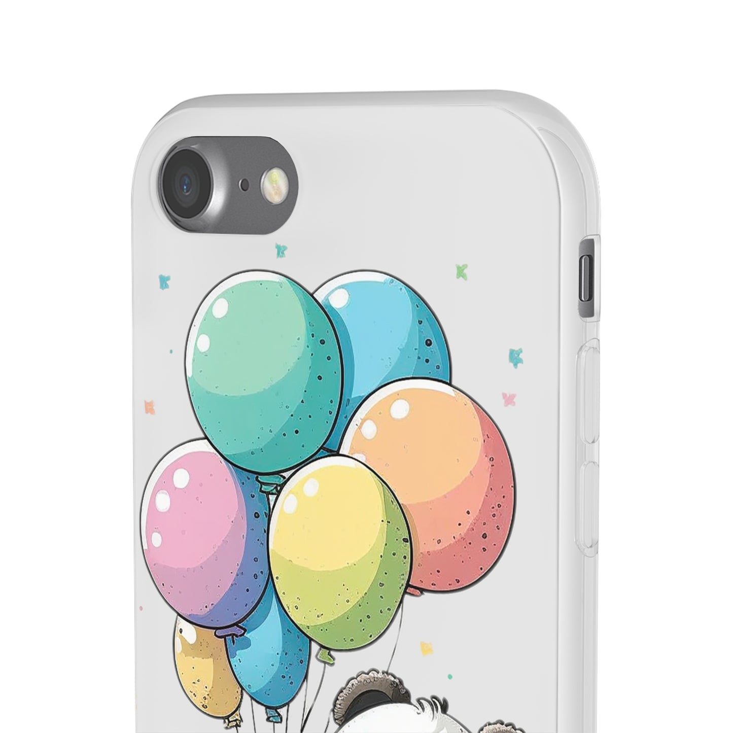 Cute Panda with Balloons flexi Smartphone Case - Add Some Adorable and Protective Style to Your Device