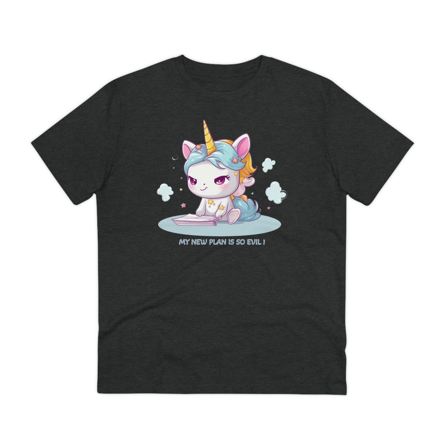 Kawaii and Bad Unicorn T-Shirt - Unleash Your Mischievous Style with Eco-Friendliness