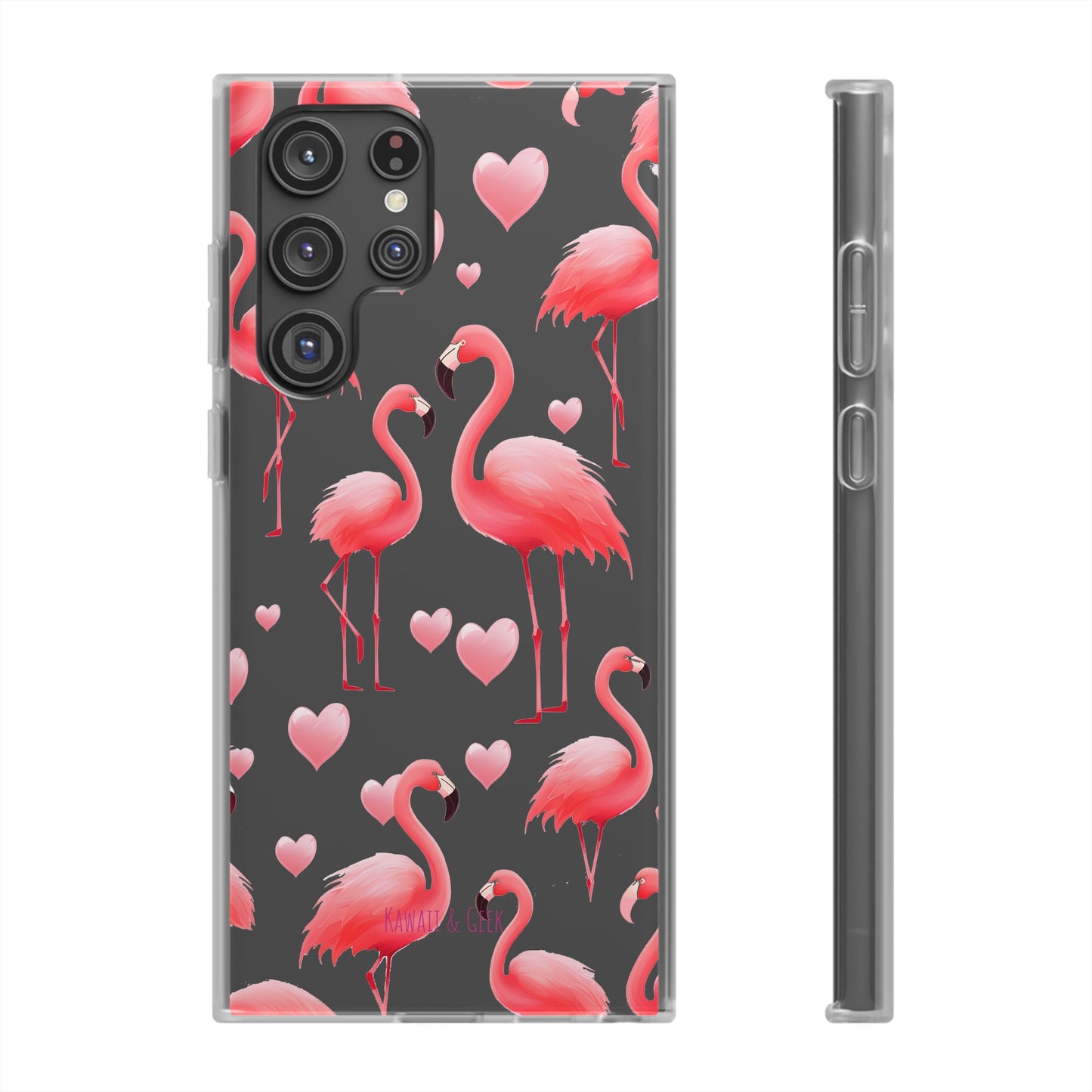 Pink Flamingo Elegance Flexi Phone case