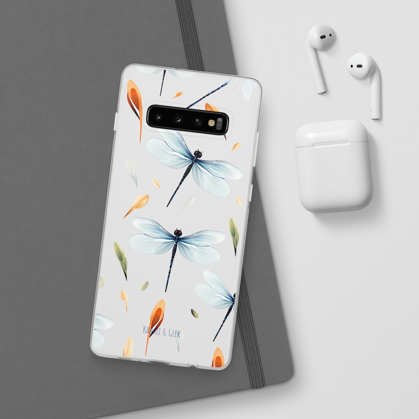 Dragonfly Dreams: Transparent Flexi Phone Case