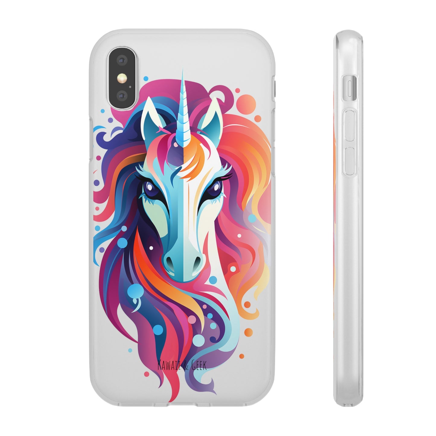 Ink Unicorn Flexi Transparent Phone Case