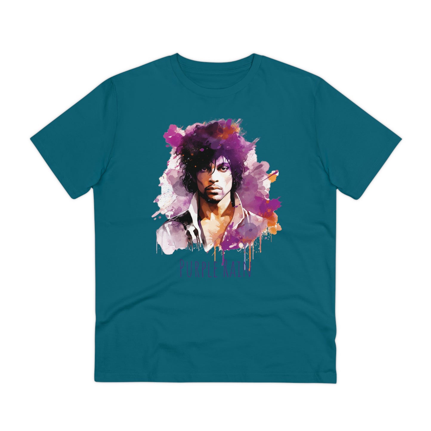 Prince in Purple Rain Unisex T-Shirt - Add Some Artistic and Musical Style to Your Wardrobe in an Eco-Friendly Way