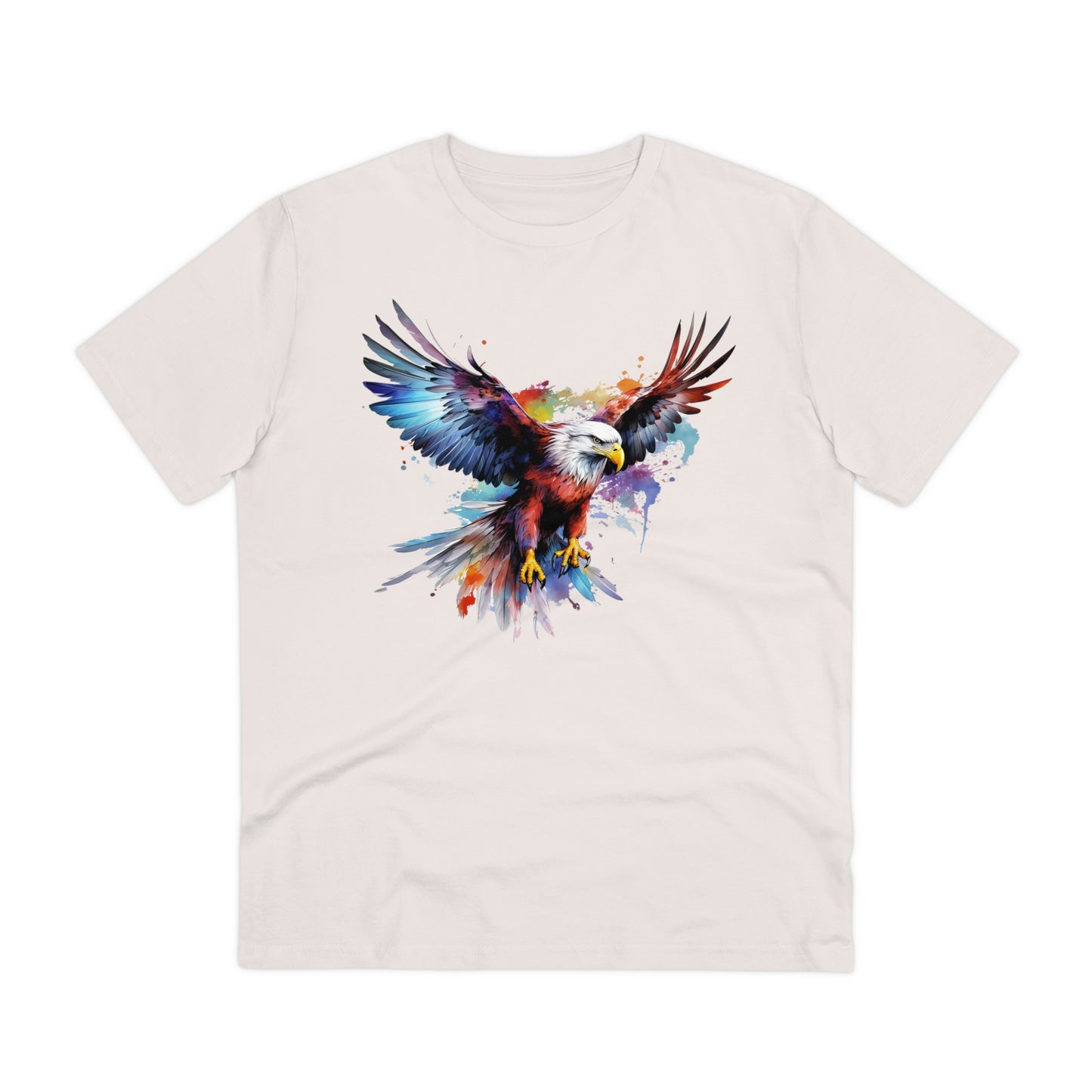 Eagle T-shirt : Unisex Eco-Friendly Watercolor Design