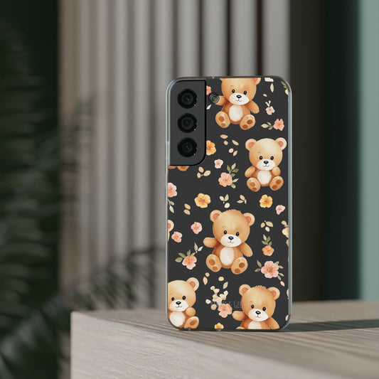 Teddy Delight: Flexi and semi-Transparent Phone Case