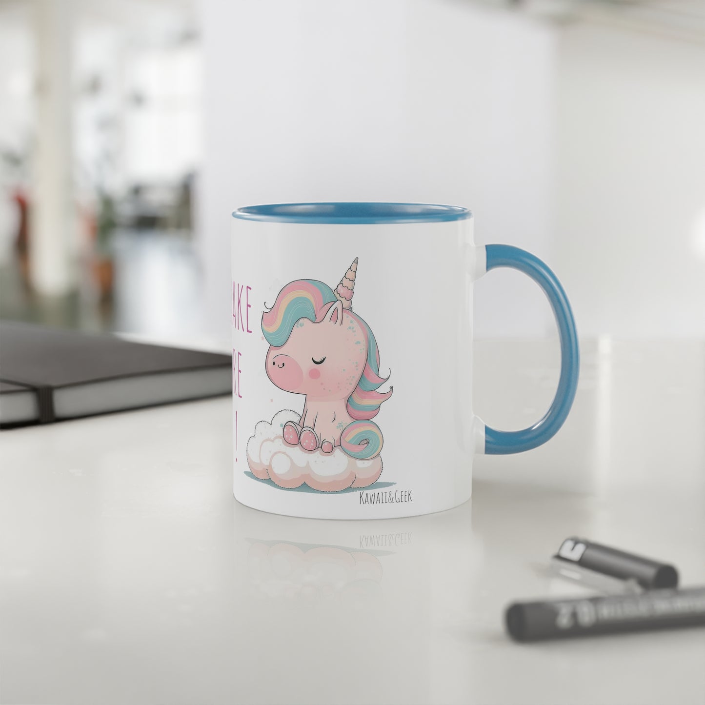 Cute Unicorn Mug - Rise and Shine with Coffee Magic - EU