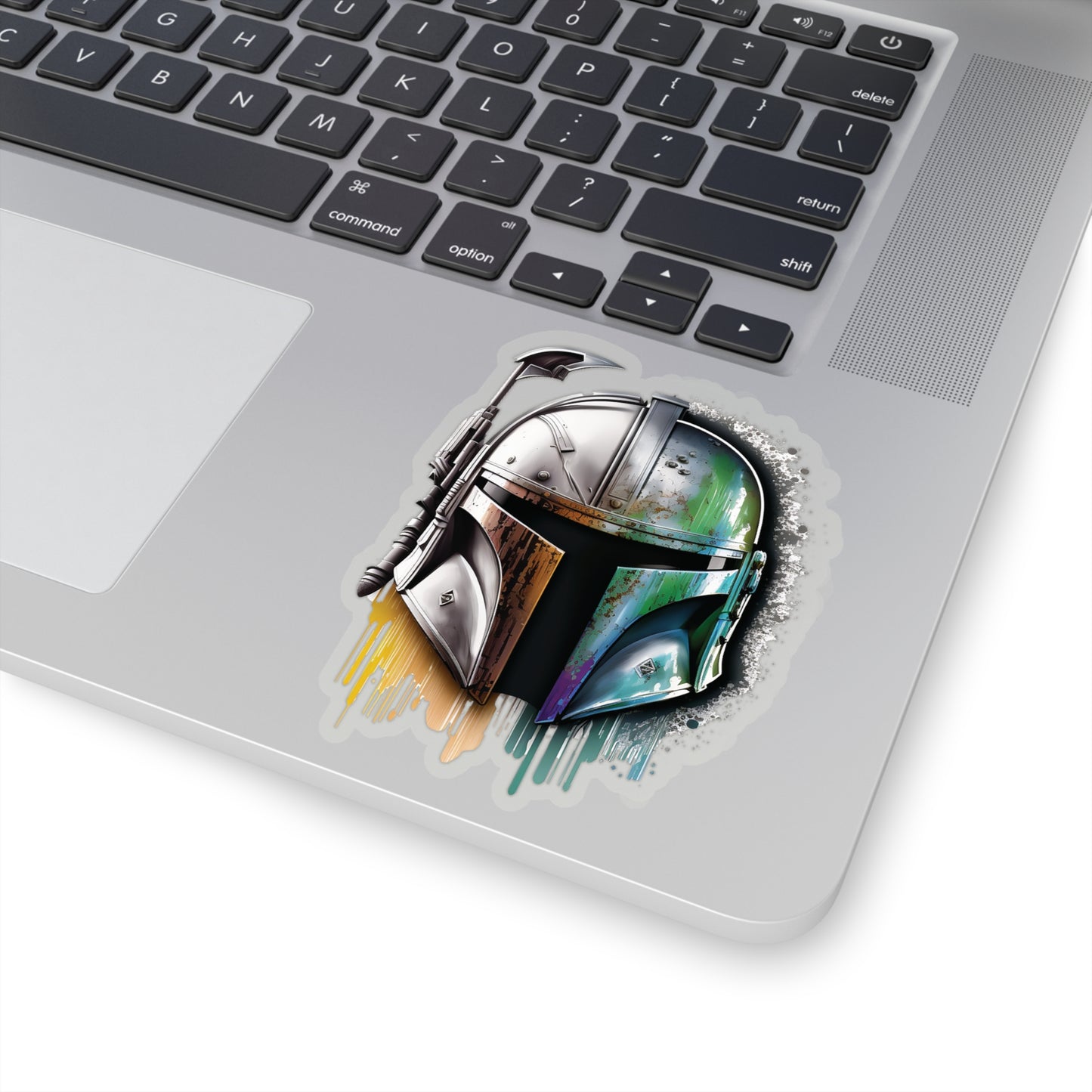 The Mandalorian Sticker - Add Some Epic and Unique Style to Your Tech - Star Wars