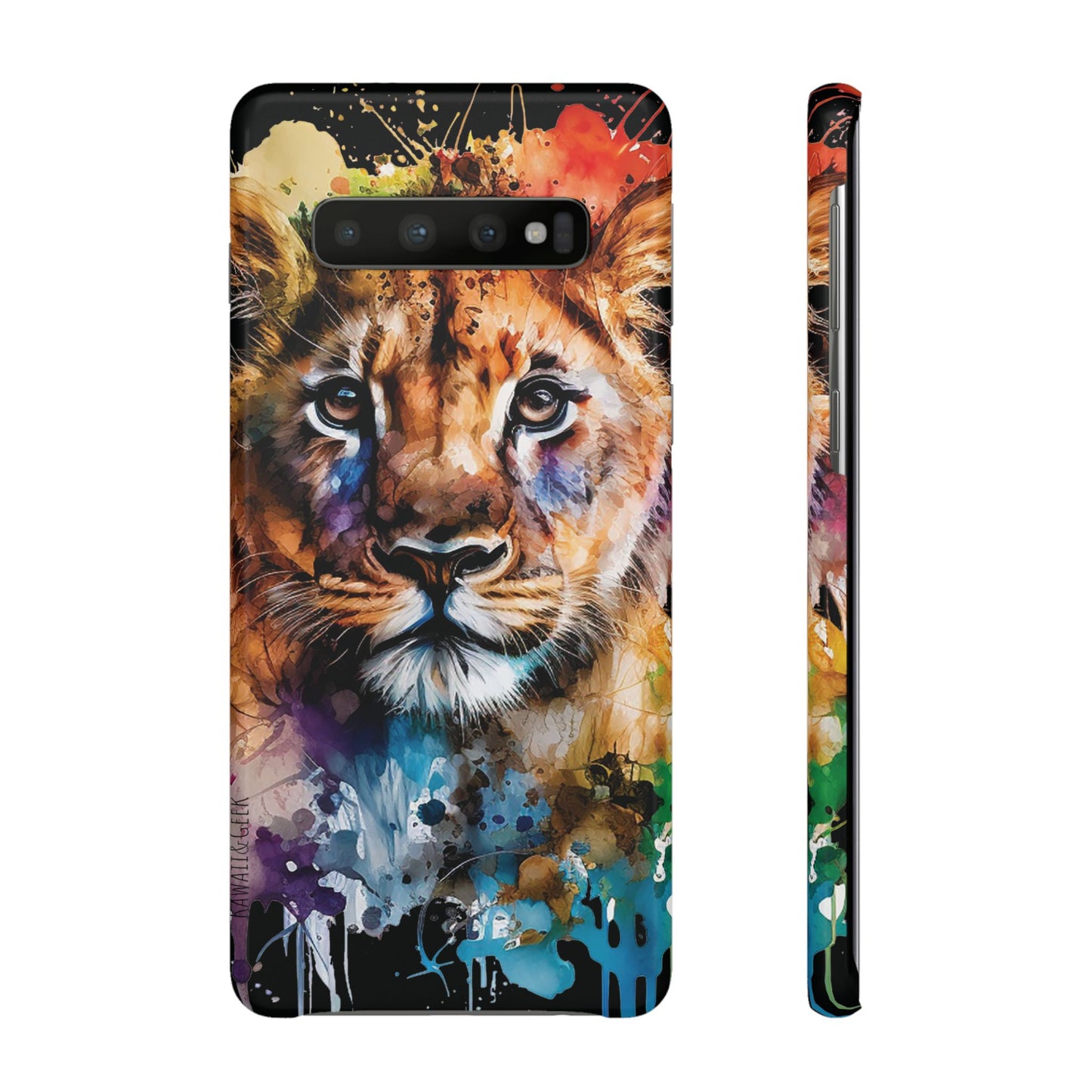Phone Case Watercolor Lion Cub
