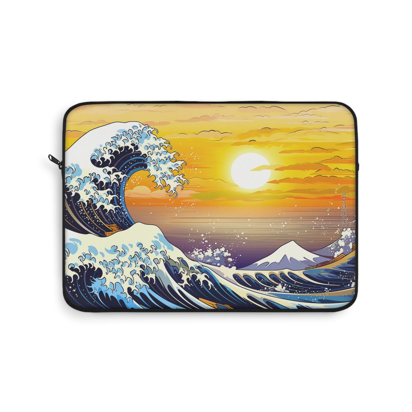 Marvellous Big Wave Hokusai Style Laptop Sleeve - Available in 13 and 15 Inches