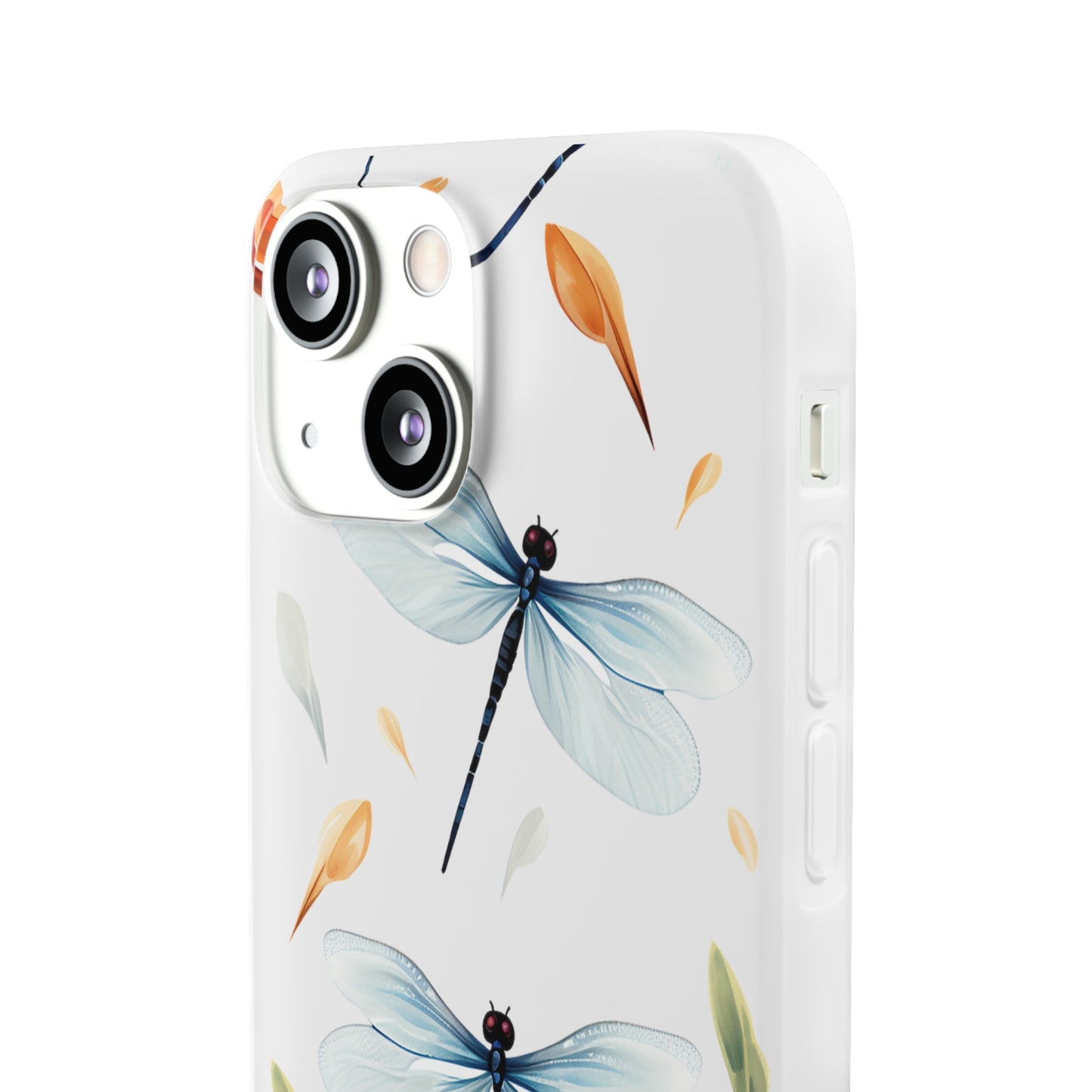 Dragonfly Dreams: Transparent Flexi Phone Case