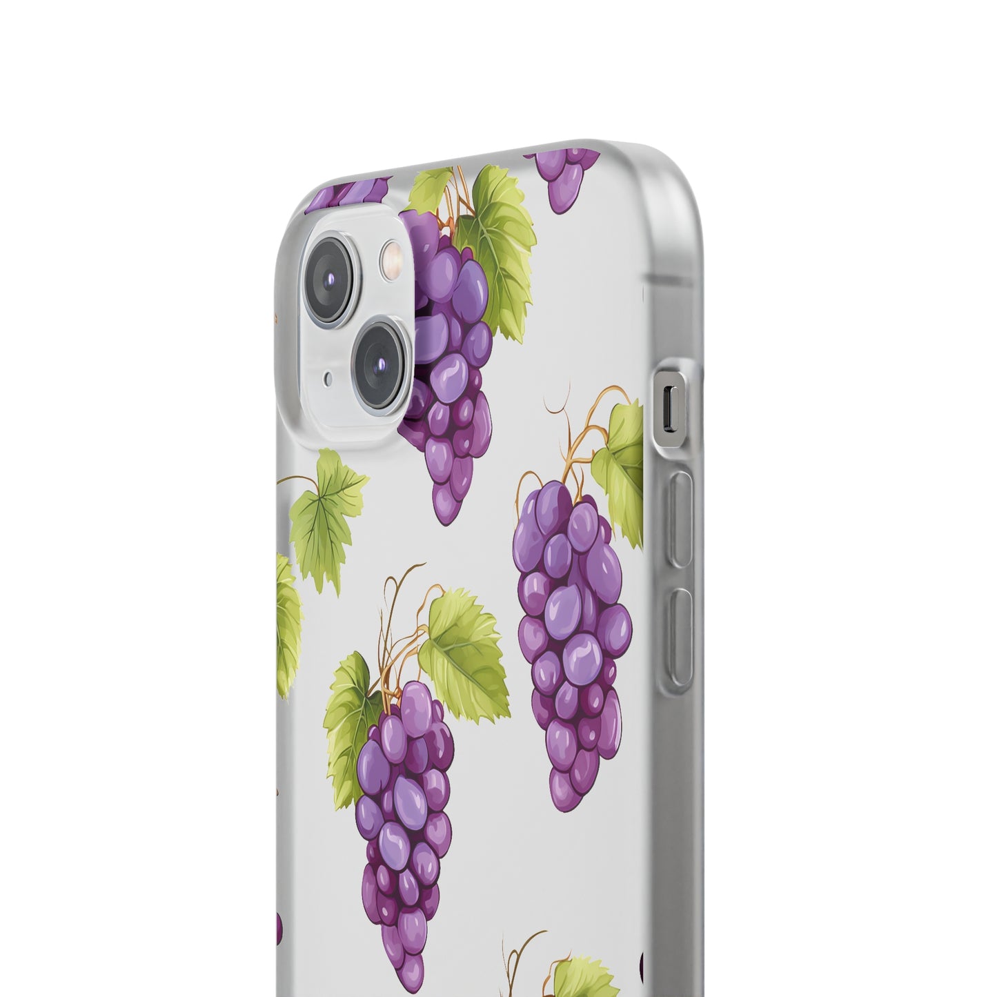 Flexi Grape Delight: Transparent Phone Case