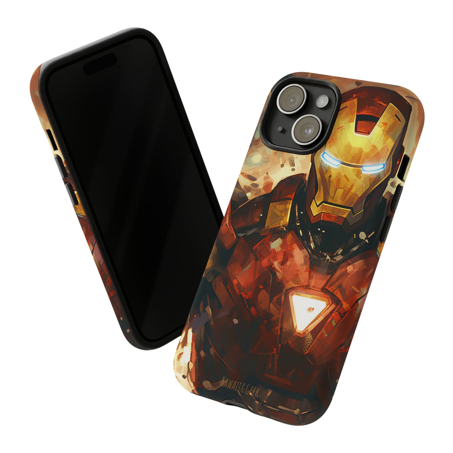 Iron Man Painting Tough Phone Case - Add Some Bold and Unique Style to Your Tech