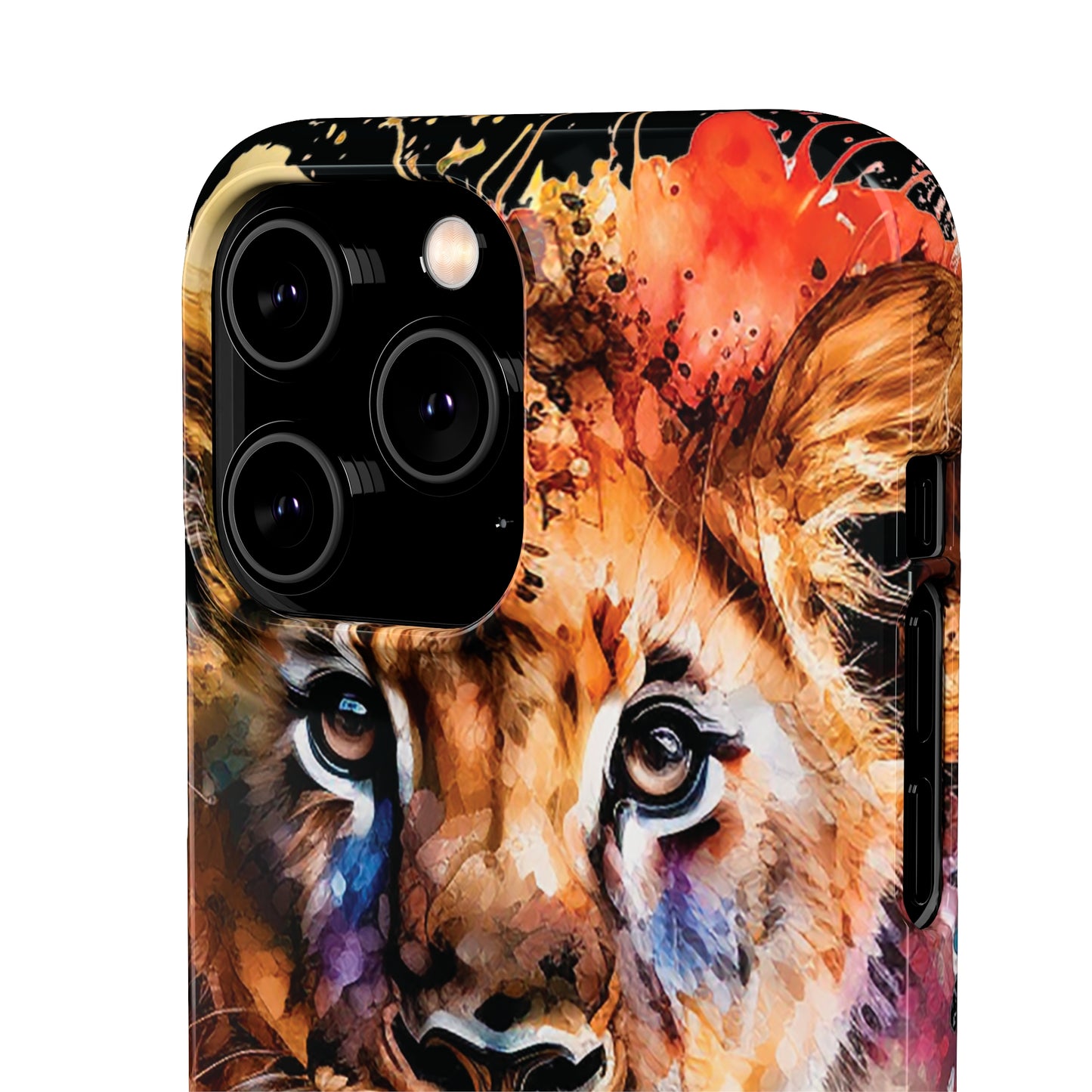 Watercolor Lion Cub Premium Phone Case