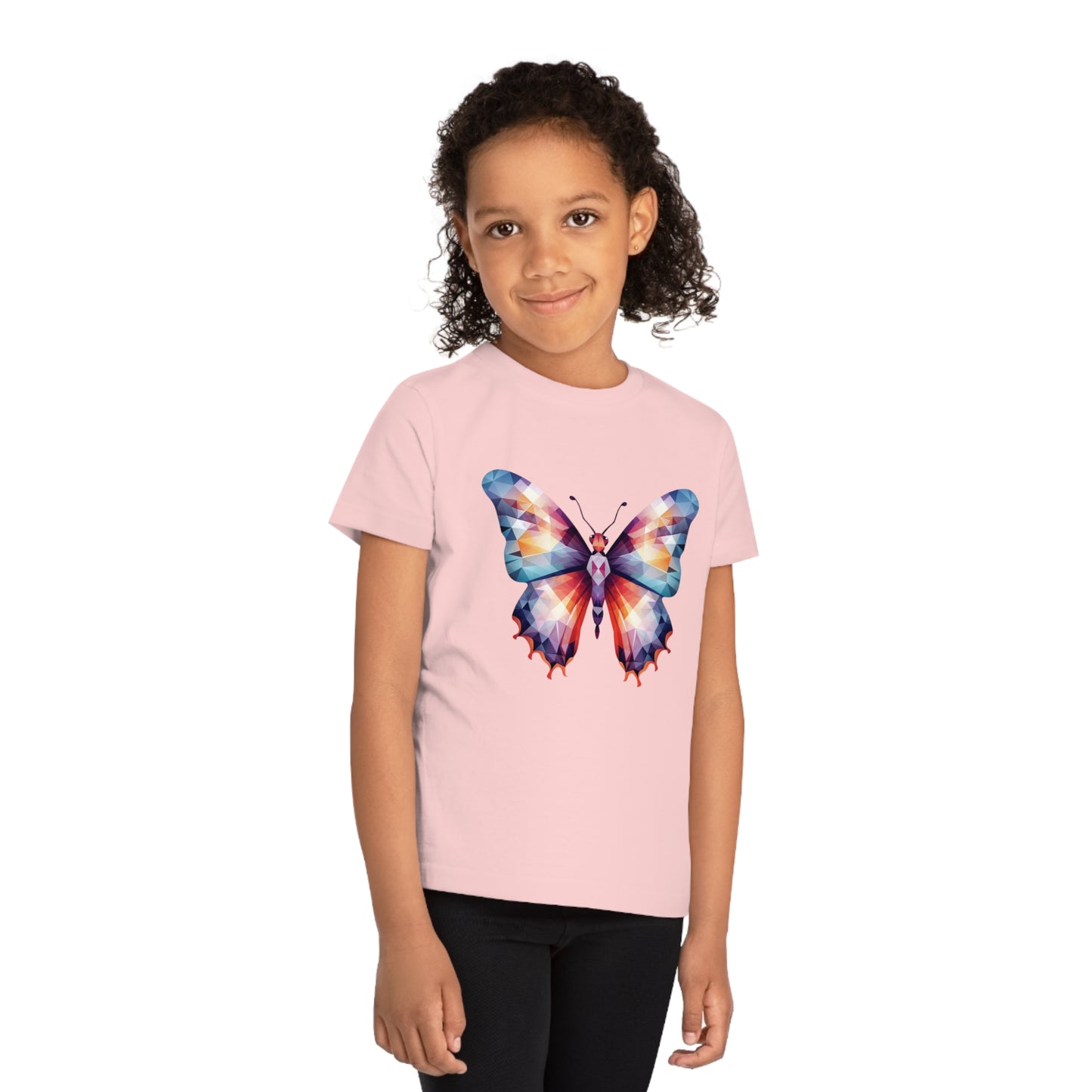 Butterfly Polygonal Kids T-Shirt - Embrace Nature's Beauty